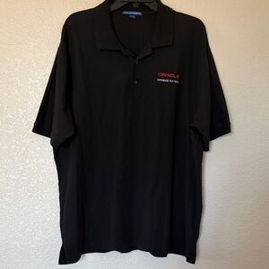 Men's Black Polo Shirt - Database Logo